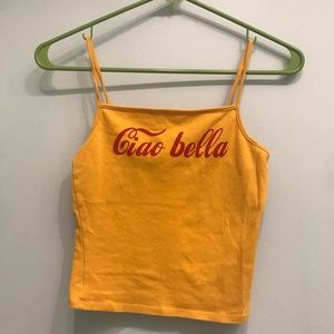 Garage Ciao Bella “Coca-Cola” inspired tank top